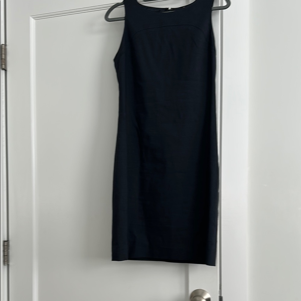 Elegant navy Sleeveless Dress